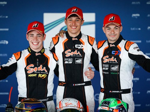 Extraordinary triple podium for Sodi !